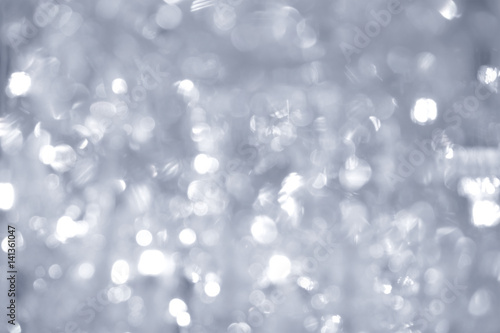 soft gray and blue light Crystal blur bokeh luxury abstract background