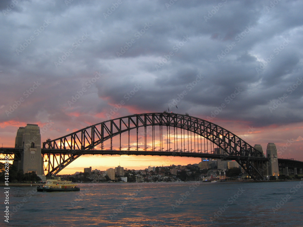 Harbour Bridge Sunset