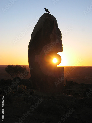 Broken Hill Desert Sculpture Sunset