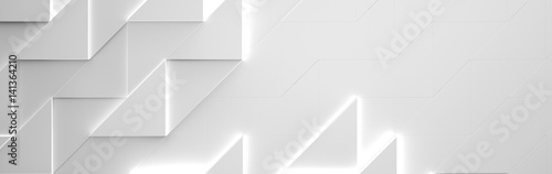 Wide White Background