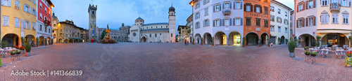 Trento, piazza del duomo a 360° photo