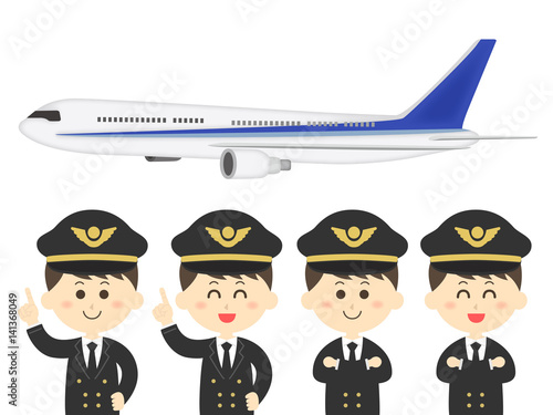 パイロットのイラスト