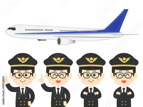 パイロットのイラスト
