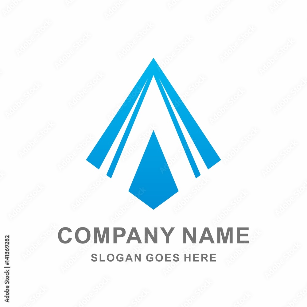 Geometric Triangle Pyramid Arrow Paper Plane Letter A Architecture Interior Business Company Stock Vector Logo Design Template Geometric Triangle Pyramid Arrow Paper Plane Letter A Architecture Interior Business Company Stock Vector Logo Design Template