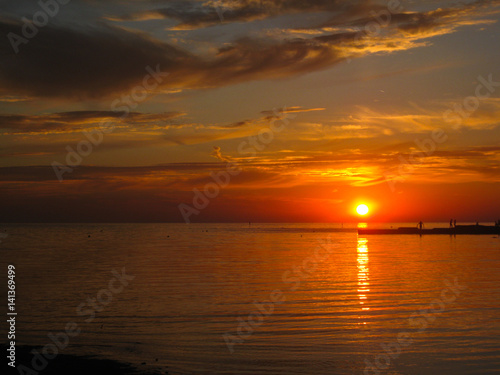 sunset in croatia