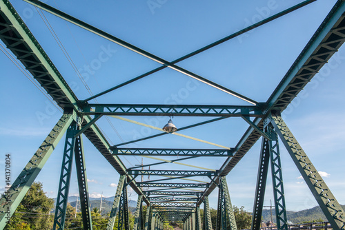 Memorial bridge at Mae Hong Son province photo