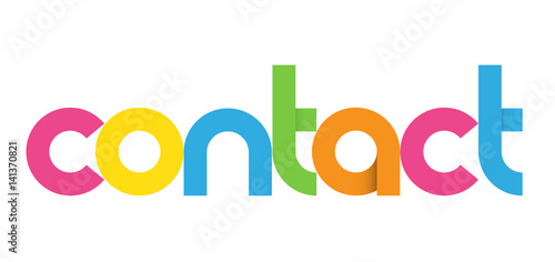 CONTACT Vector Letters Icon