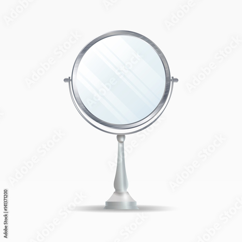 Realistic Mirrors Set Vector. Mirror Frames Or Mirror Decor Interior Illustration