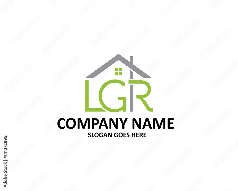 LGR Letter House Logo