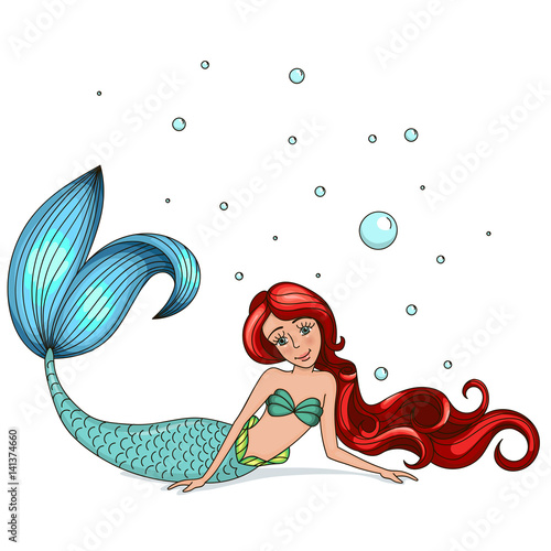 Beautiful little mermaid.