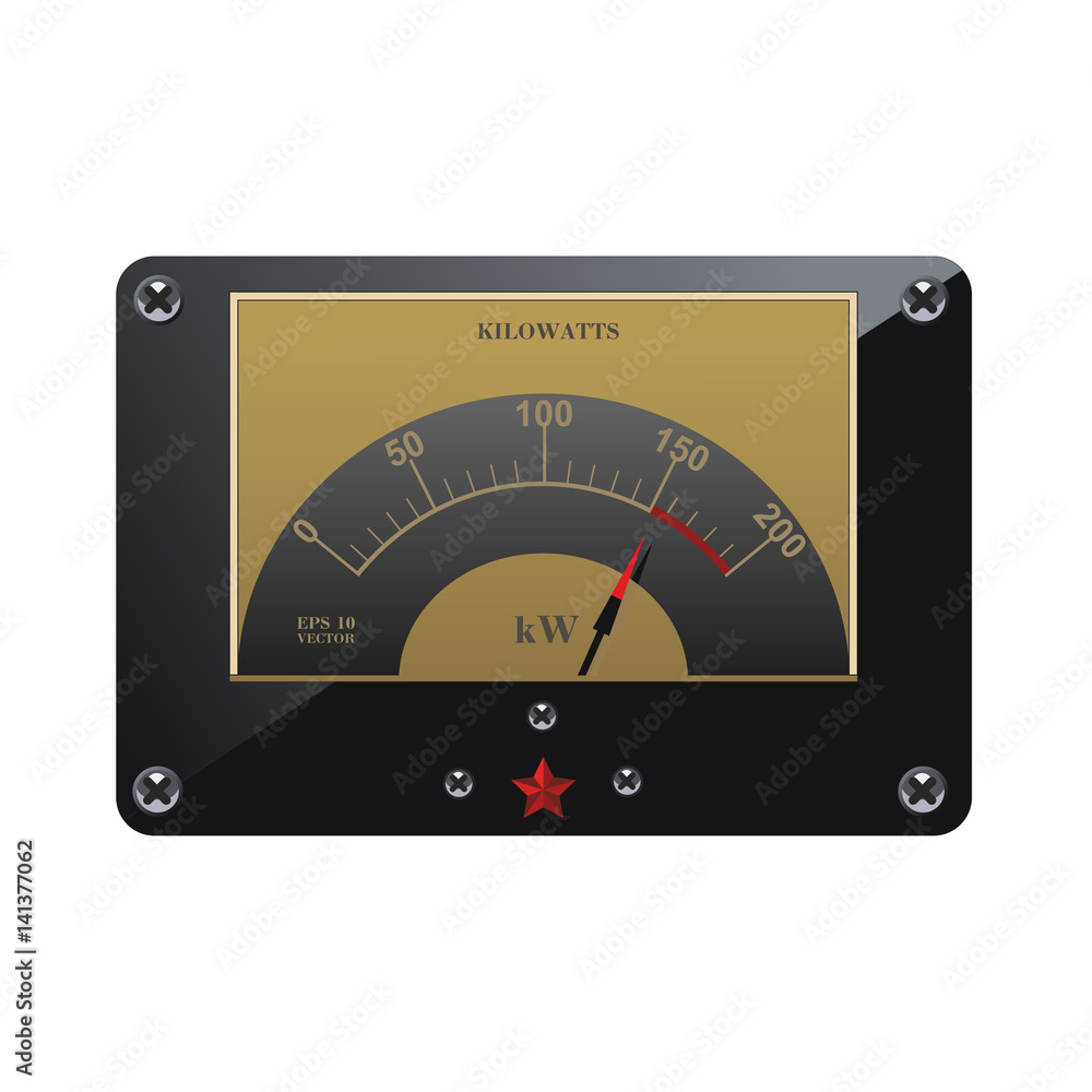 Realistic electronic analog VU signal meter Realistic electronic analog VU signal meter