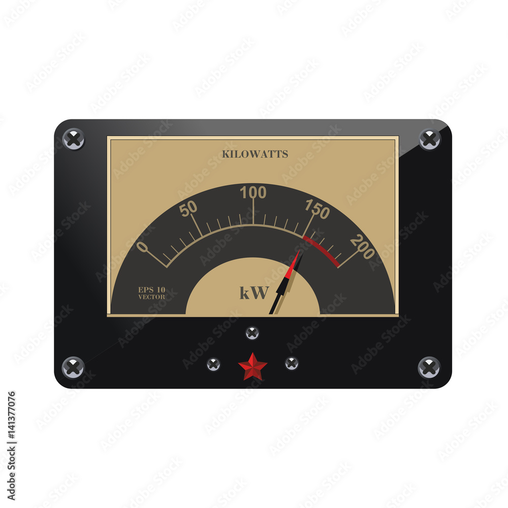 Realistic electronic analog VU signal meter Realistic electronic analog VU signal meter