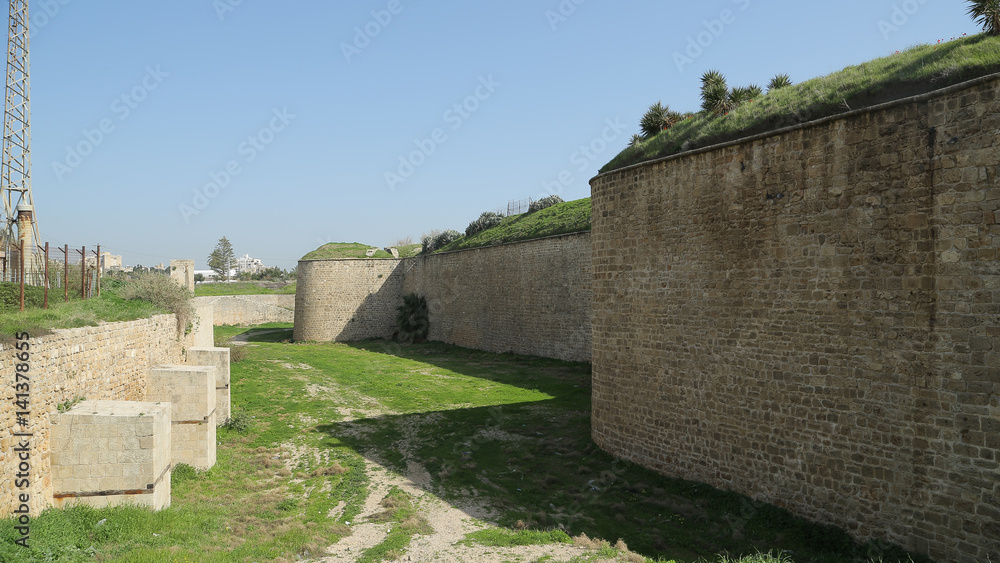 Muralla, Ciudadela de San Juan de Acre, Akko, Israel