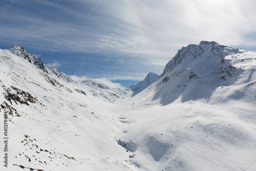 Obraz premium Ötztaler Alpen im Winter 