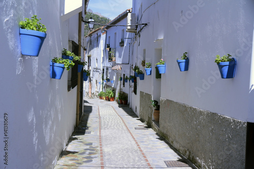 Benarrabas. Scenes and white villages typical of Andalucia photo