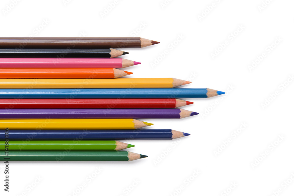 Wave of color full pencil Wave of color full pencil