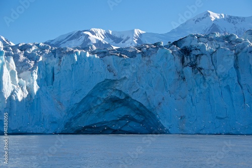 Glacier on Cumberland East Bay in South Georgia, Antarctica