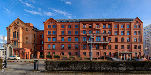 Evangelisches Missionshaus mit Erweiterungsbau in Berlin-Friedrichshain