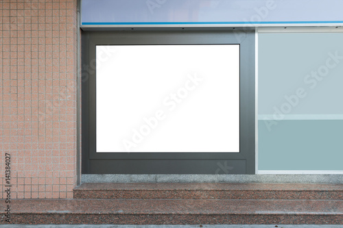 Street  Banner - Sign  Lighting Equipment  Billboard  Advertisement Large blank billboard on a street wall   banners with room to add your own text