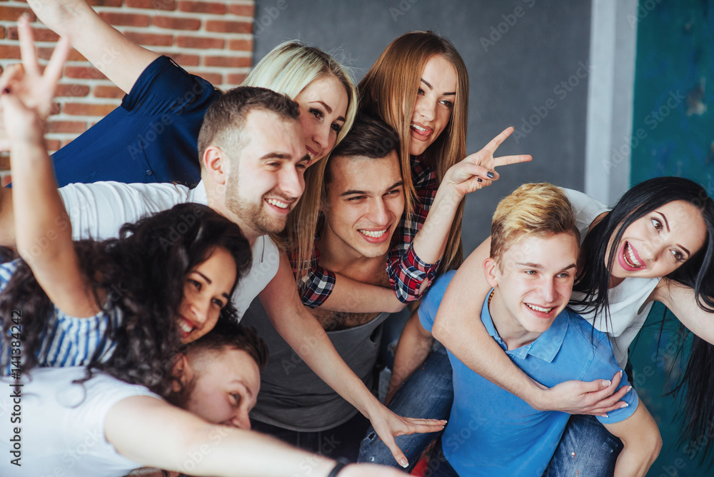 Group beautiful young people doing selfie in a cafe, best friends girls and boys together having fun, posing emotional lifestyle concept Group beautiful young people doing selfie in a cafe, best friends girls and boys together having fun, posing emotional lifestyle concept