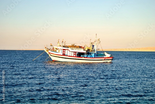 Yacht on the sea © adriantoday