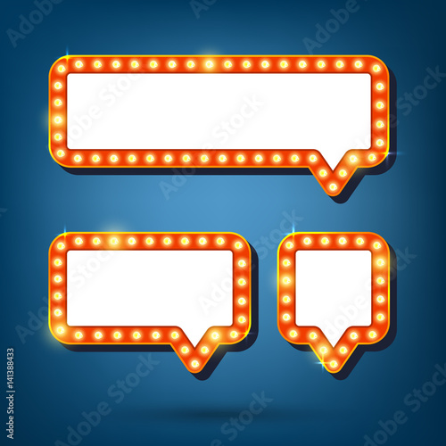 Speech bubble design with r...