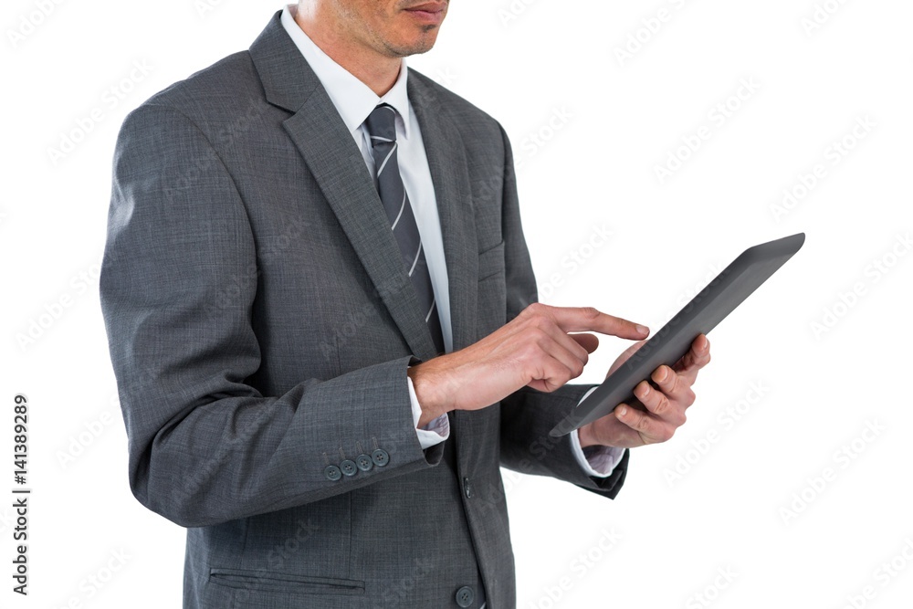 Businessman using digital tablet Businessman using digital tablet