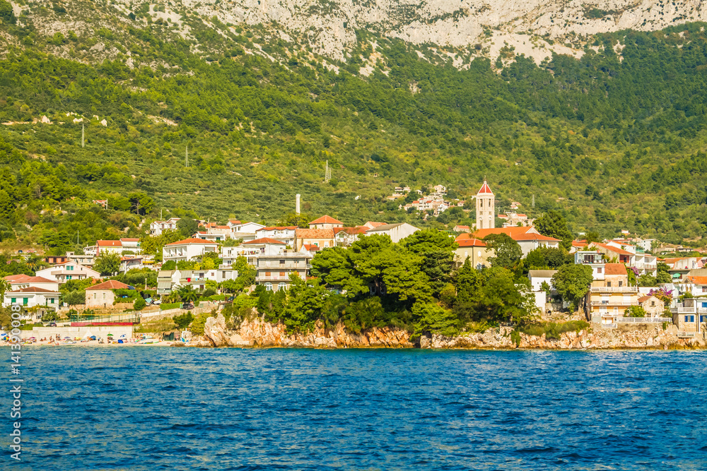 Chorwacja - Makarska Riviera i miasteczko Gradac. Chorwacja - Makarska Riviera i miasteczko Gradac.