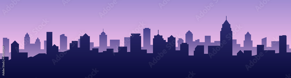 Fototapeta premium City skyline