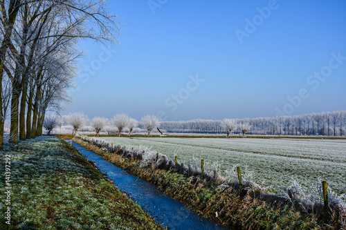 Winterkulisse in Holland