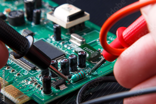 Repair and diagnostic of electronic circuit board