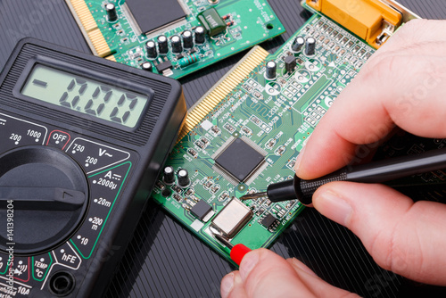 Repair and diagnostic of electronic circuit board