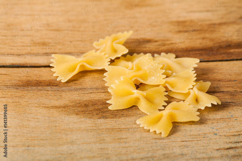 Farfalle Italian pasta Farfalle Italian pasta