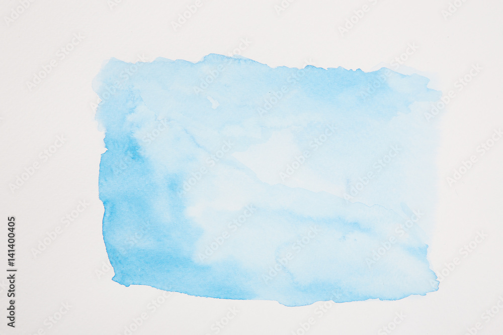 Obraz premium Abstract blue watercolor background texture