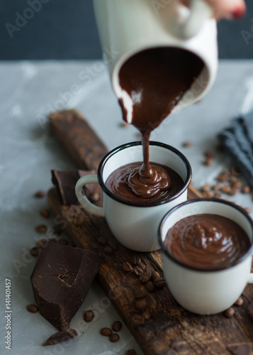  Pouring Hot chocolate