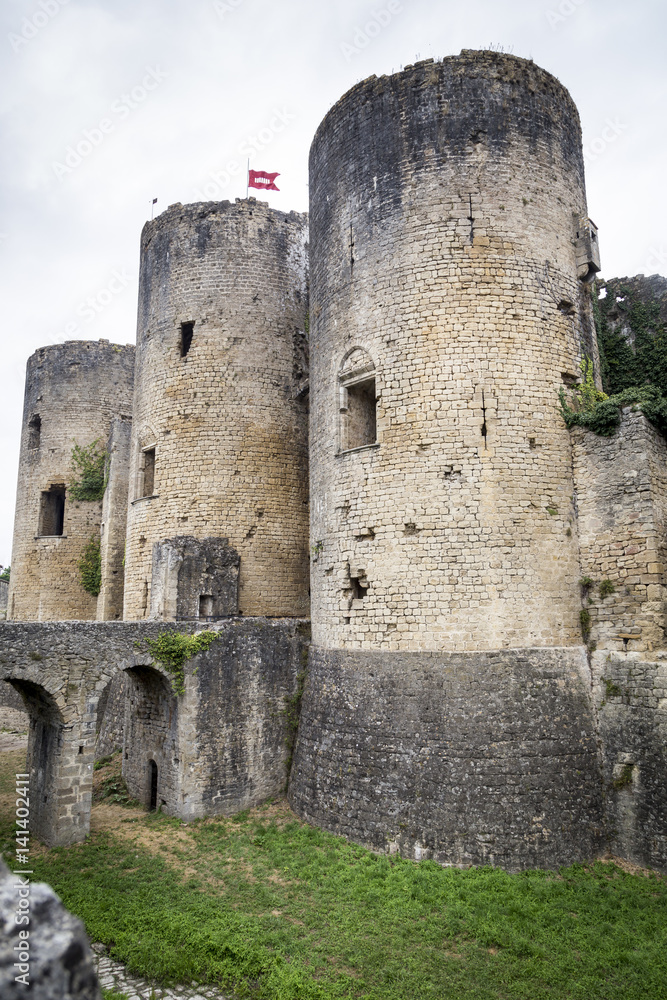 Fortified French medieval town