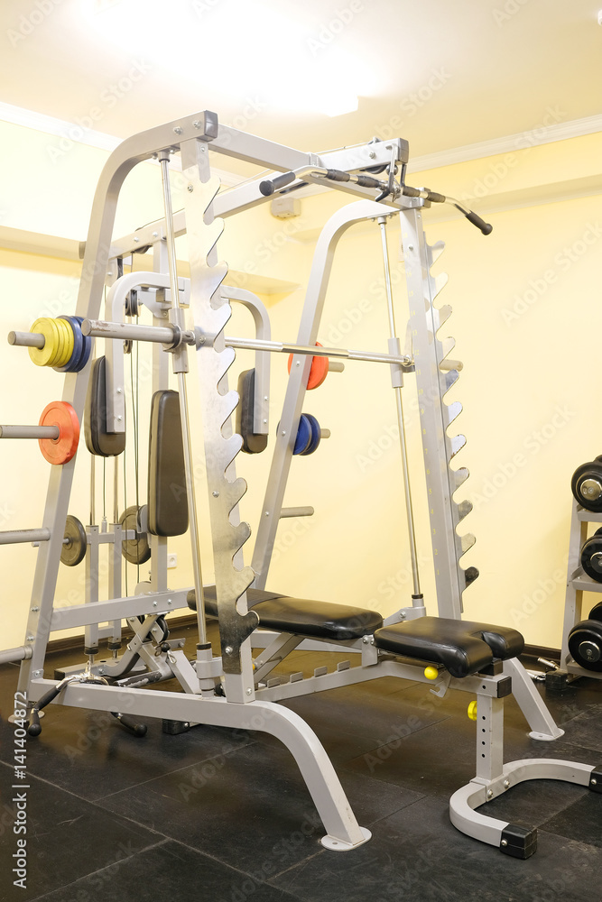 The image of a fitness machine The image of a fitness machine