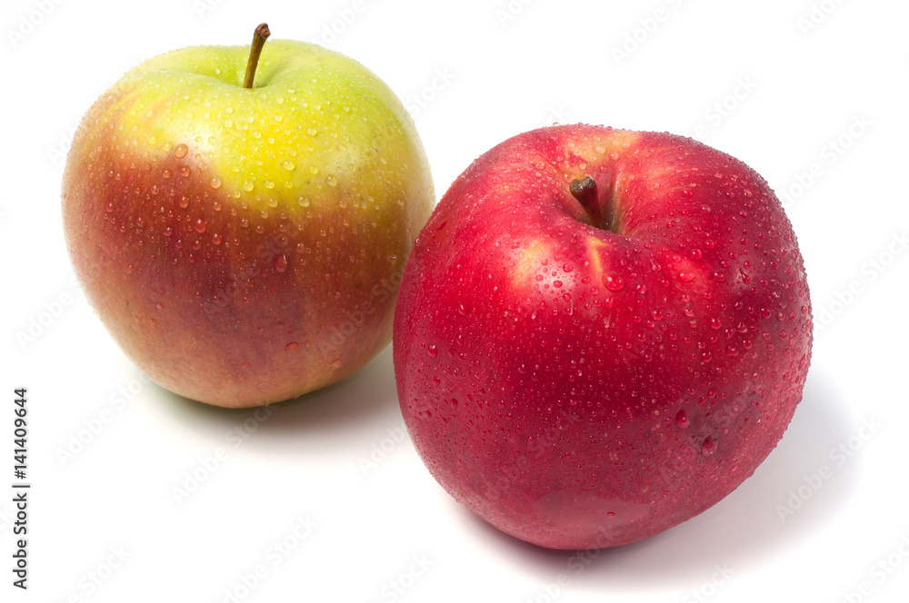 Apples isolated on white background