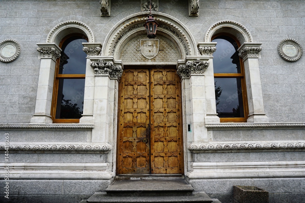 Tür | Holztür in Dublin, Irland