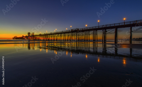 Canvas Print Oceanside Pier in Southern California