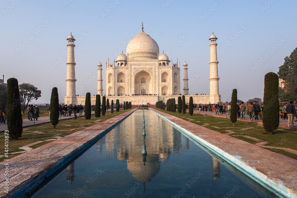 Obraz premium Indien - Uttar Pradesh - Agra - Taj Mahal