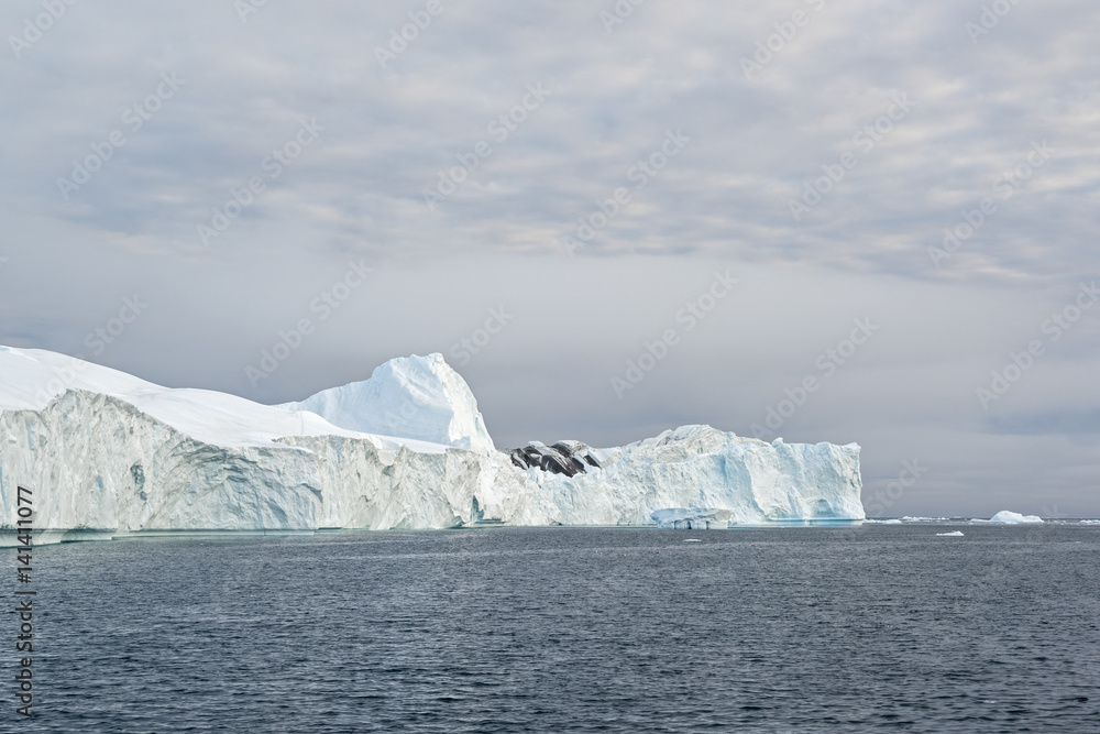 view of the iceberg in Ilulissat, Greenland view of the iceberg in Ilulissat, Greenland