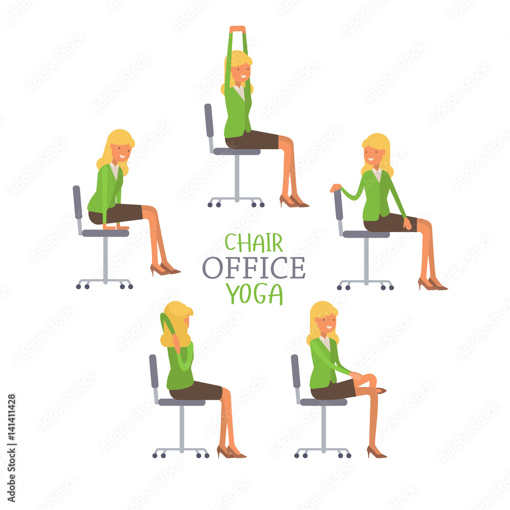 Chair yoga for the office sales