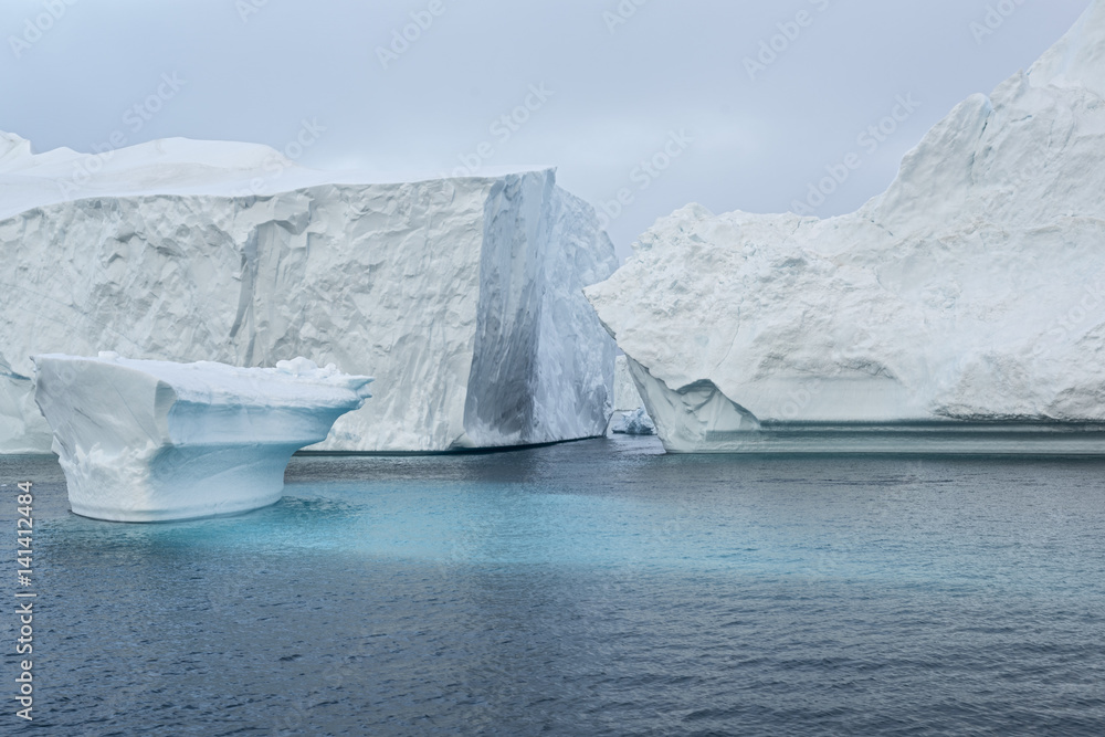 View of the iceberg in Ilulissat, Greenland