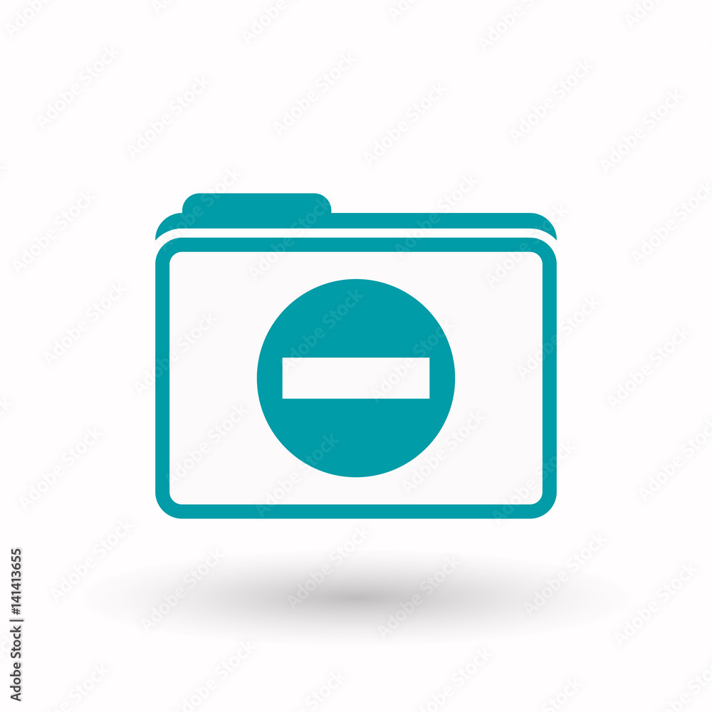 Isolated folder with a no trespassing signal Isolated folder with a no trespassing signal