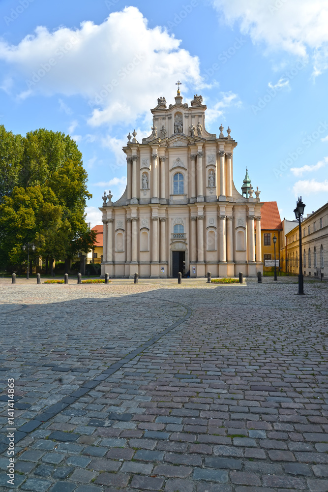 View of a church of Saint Joseph Obruchnik's. Warsaw, Poland