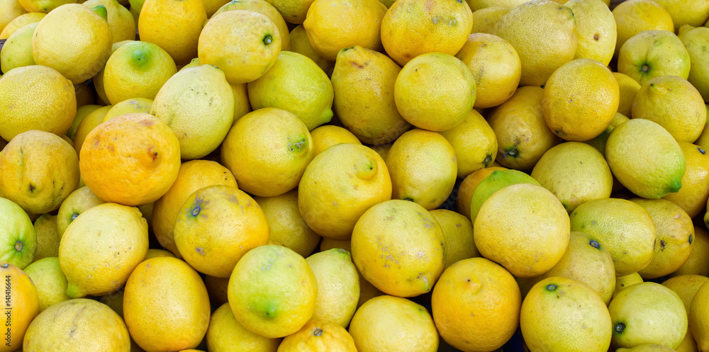Fresh lemons from local grove