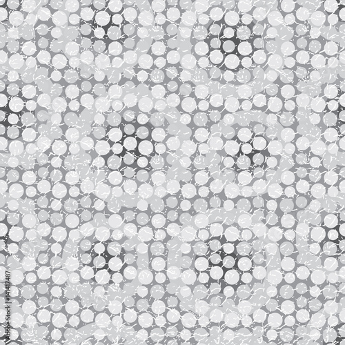 Gray abstract organic vector seamless pattern background 1