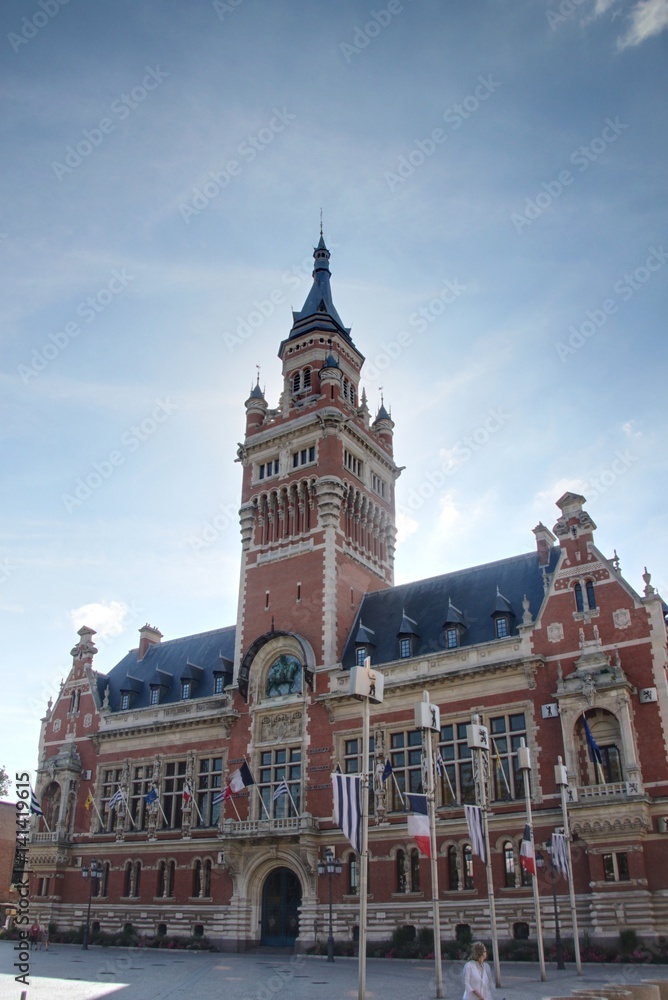 Fototapeta premium Dunkerque, port sur la Manche