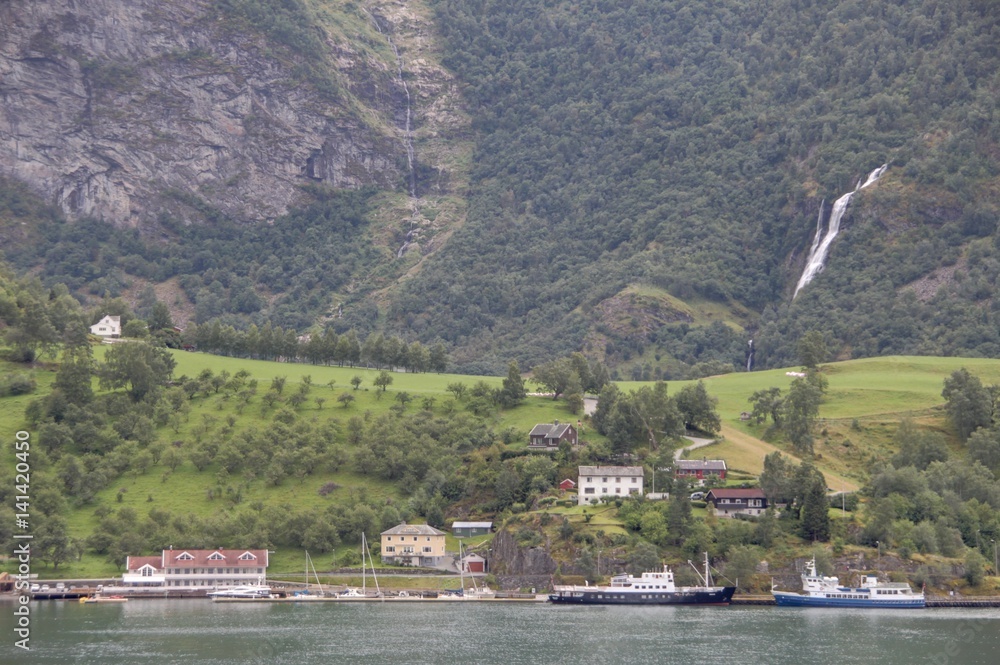 paysage des fjords en Norvège